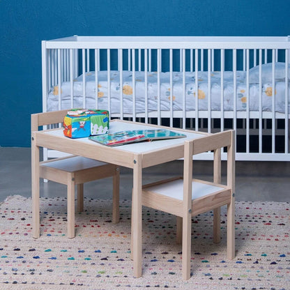 baby toys Montessori Wooden Table & Chair Set
