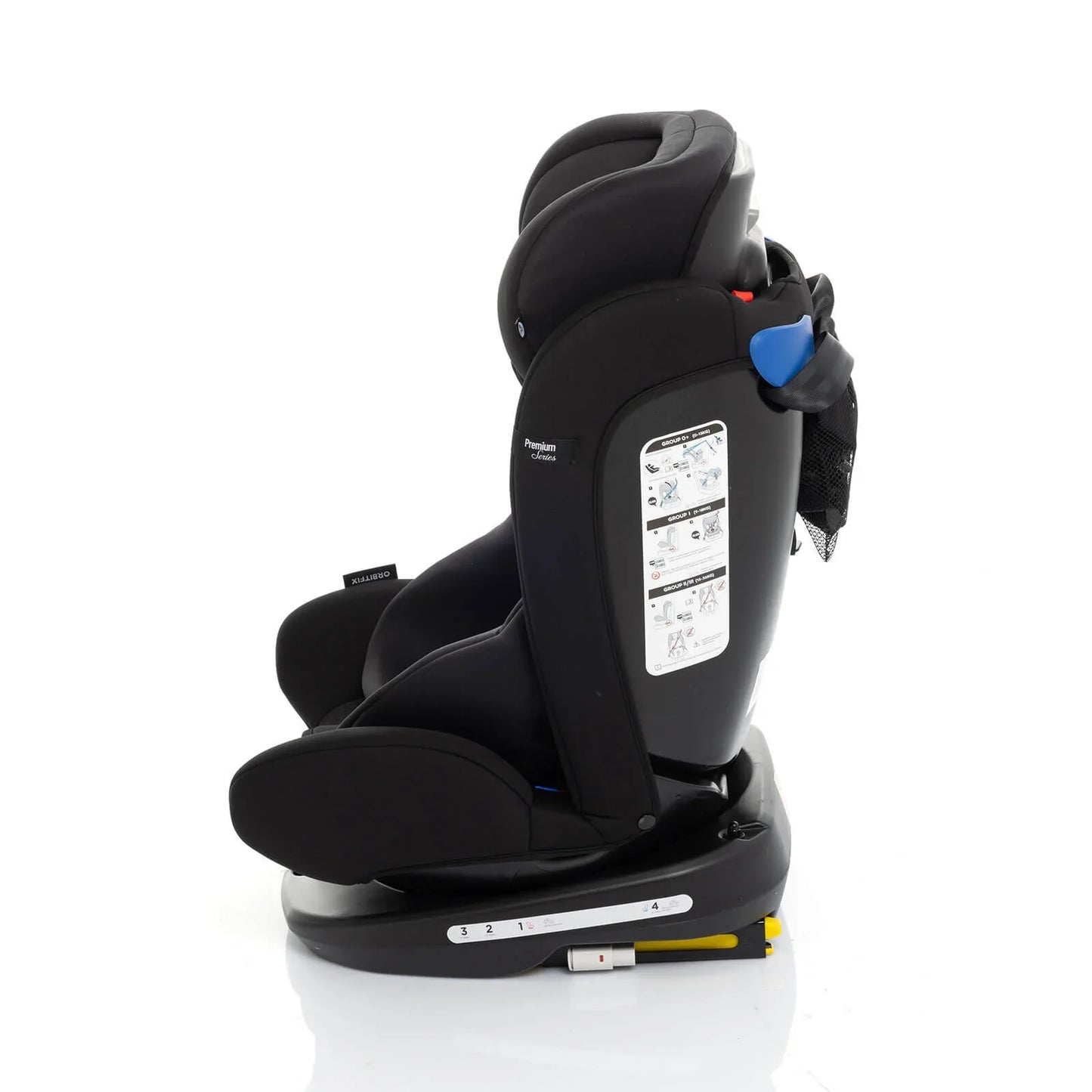 baby plus Orbitfix Group 0/1 Baby Car Seat - Black