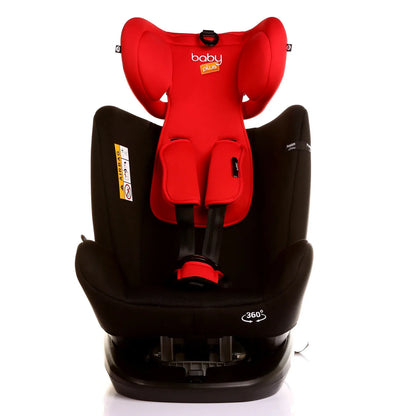 baby plus Orbitfix Group 0/1 Baby Car Seat - Black Red