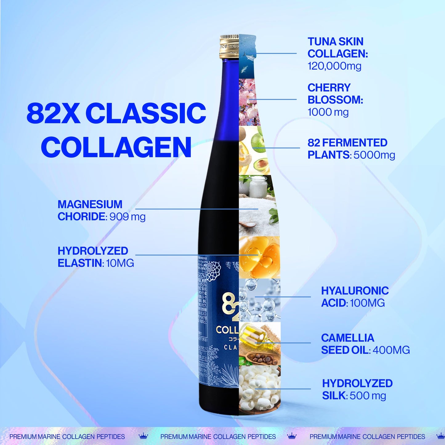 82X Classic Collagen – Marine Liquid Collagen with 82 Fermented Plants