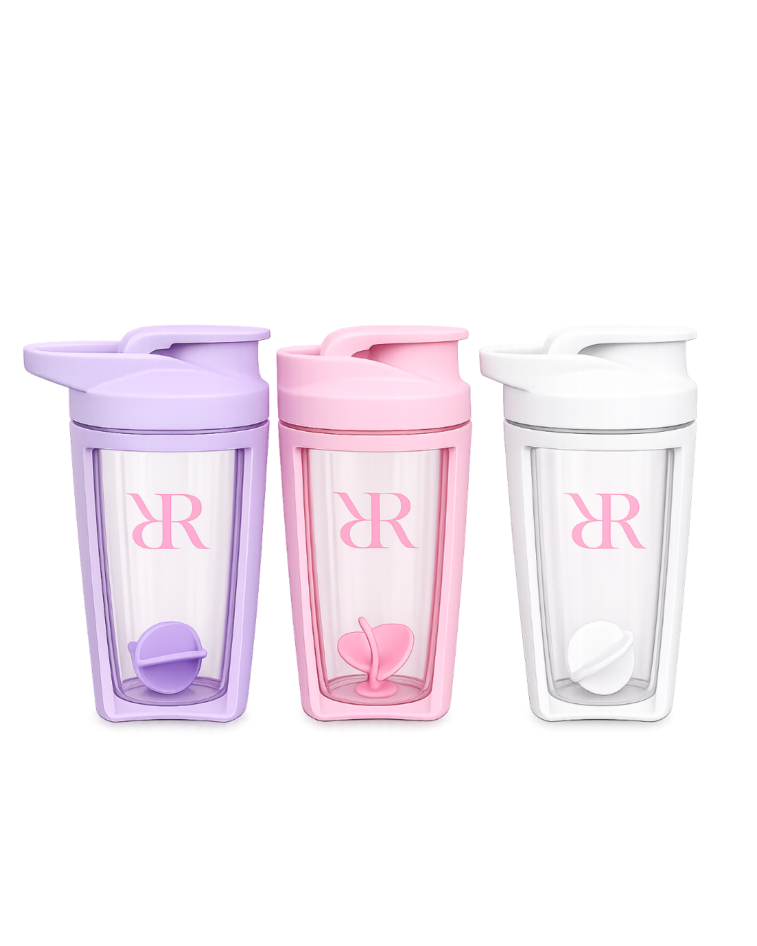 BPA-Free Protein Shaker Cup with Whisk Ball