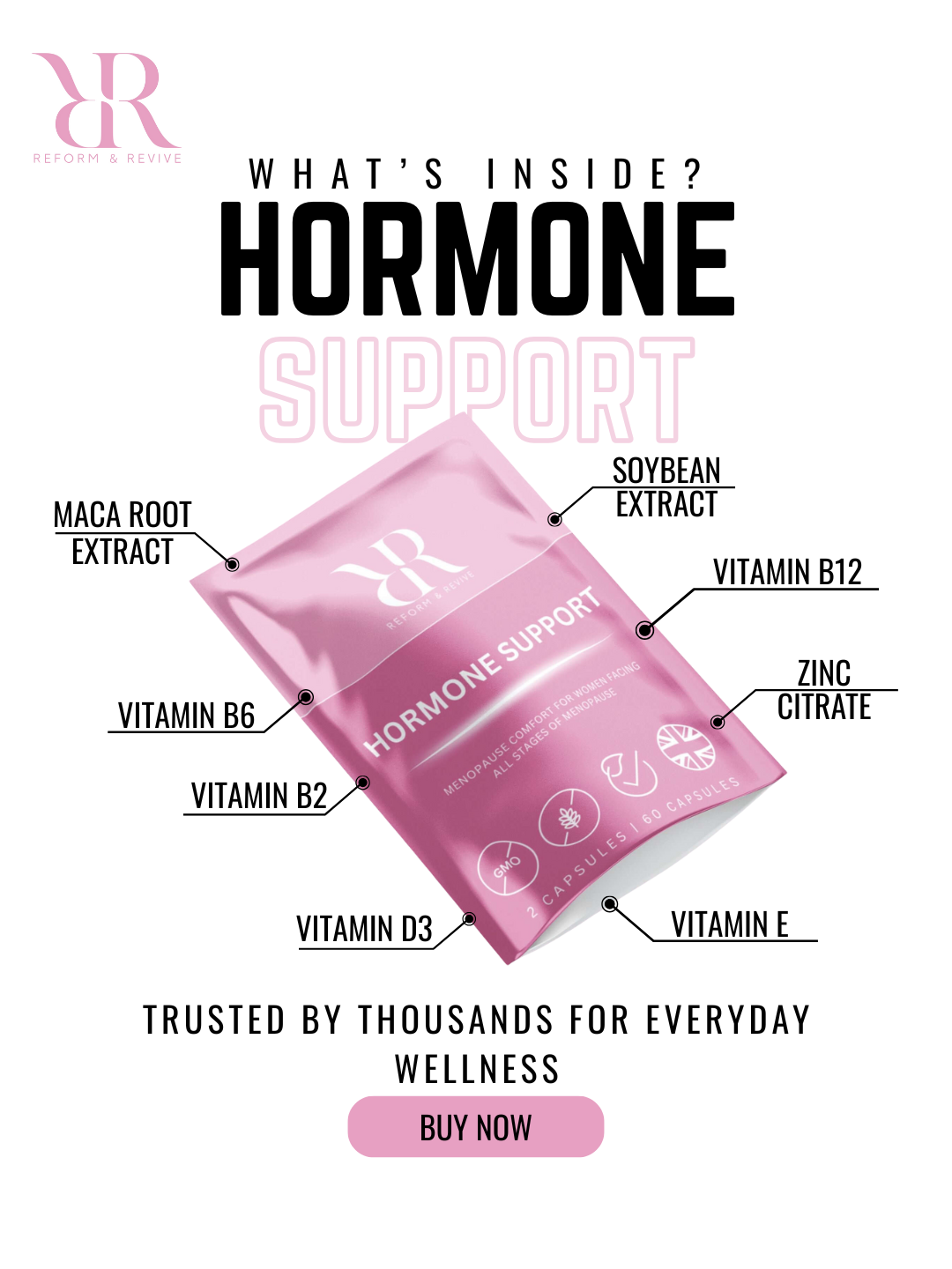 Hormone Support | Women’s Daily Wellness Capsules