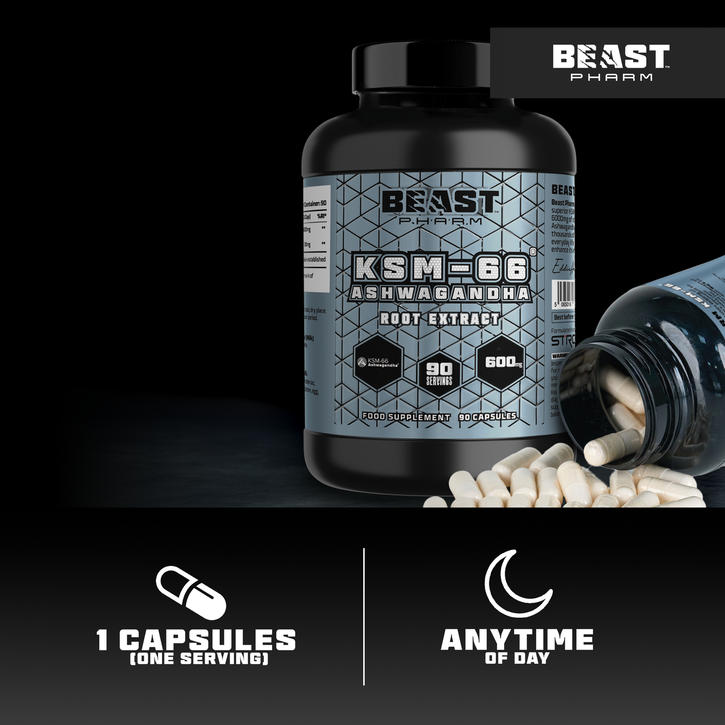 أشوغندا KSM-66® - 600 ملغ