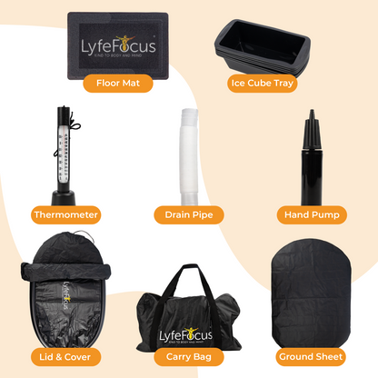 حمام الثلج (غطاء أبيض)