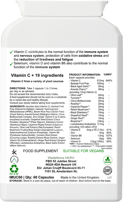 Vitamin C Multi | With Botanicals & Minerals – 60 Capsules