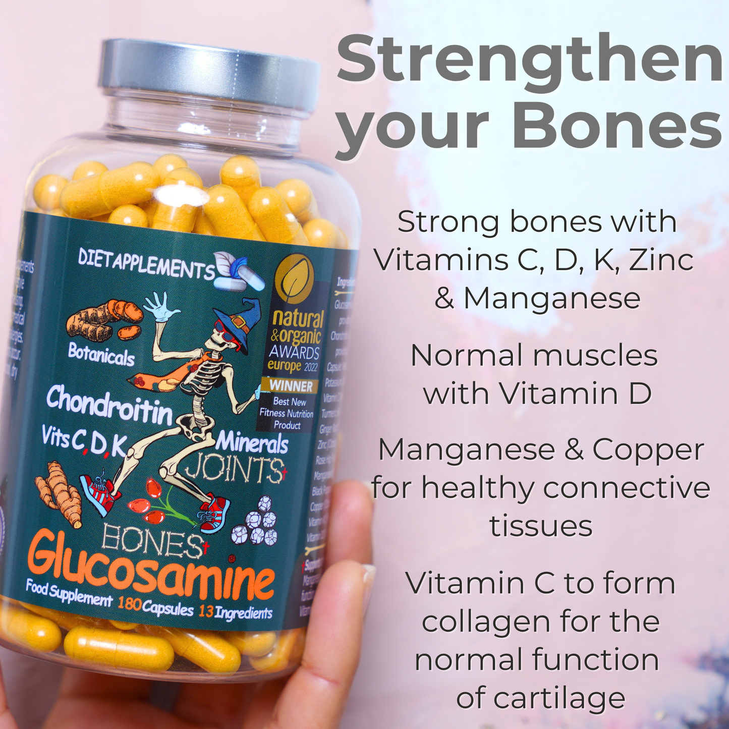 Glucosamine, Chondroitin, Turmeric, Vitamins & Minerals Complex