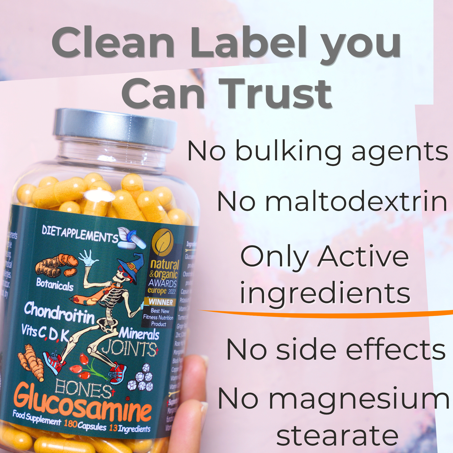 Glucosamine, Chondroitin, Turmeric, Vitamins & Minerals Complex