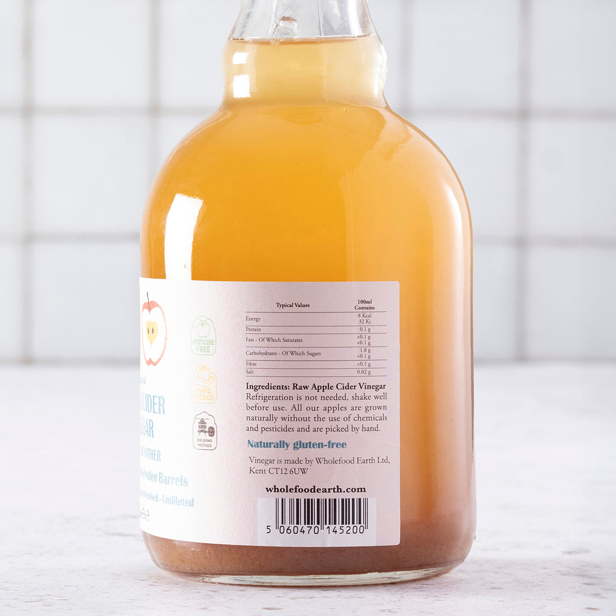 Apple Cider Vinegar 3 x 1L With "Mother" | Raw | Unpasteurised | Unfiltered | GMO Free