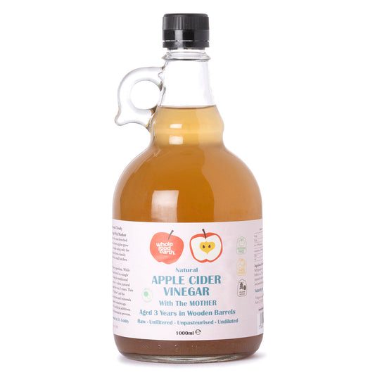 Natural Apple Cider Vinegar With "Mother" 1X1L | Raw | Unpasteurised | Unfiltered | GMO Free