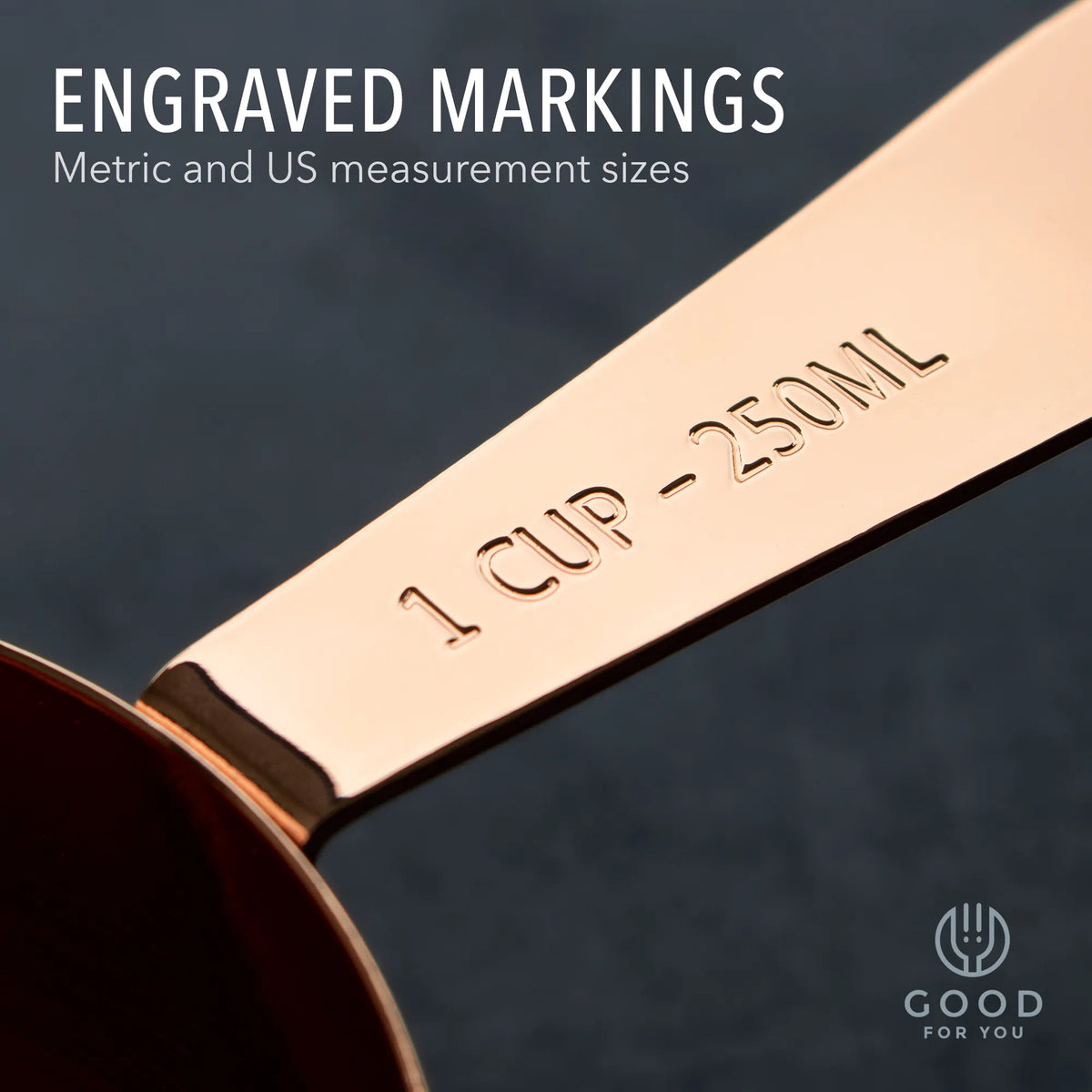 Copper Measuring Cups and Spoons