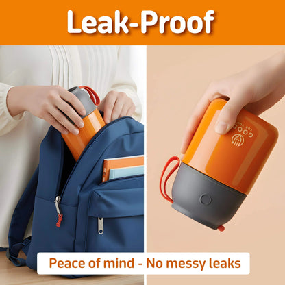 Insulated BPA-Free Kids Food Flask 530ml – Hot Lunches | Orange