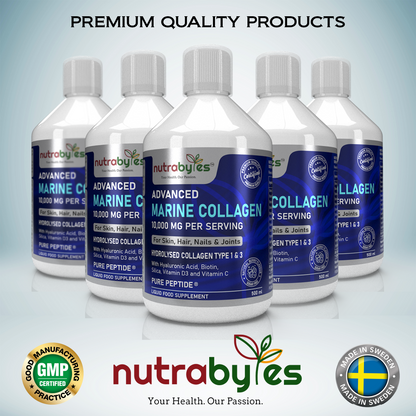 Advanced Liquid Marine Collagen Supplement 10,000 mg