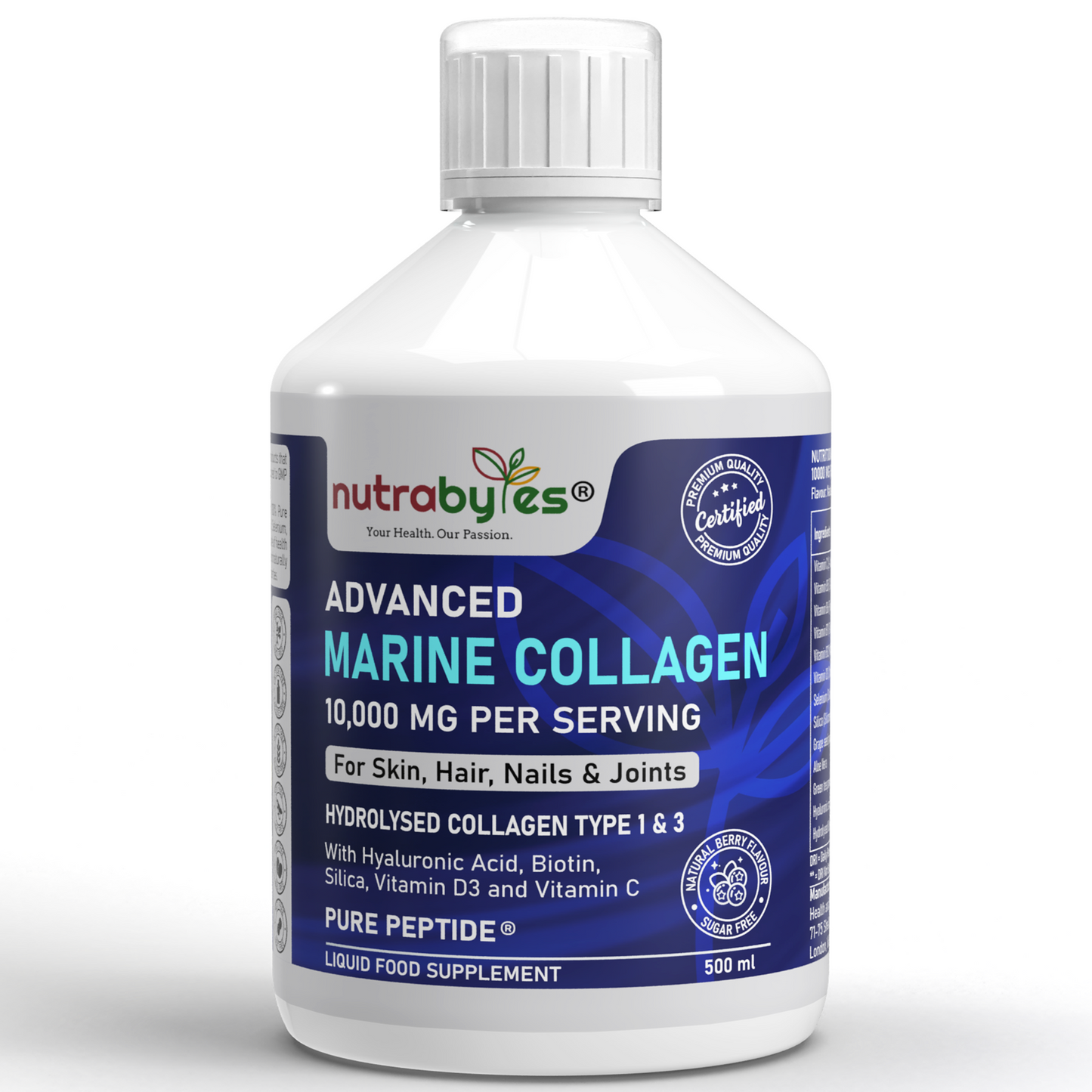 Advanced Liquid Marine Collagen Supplement 10,000 mg