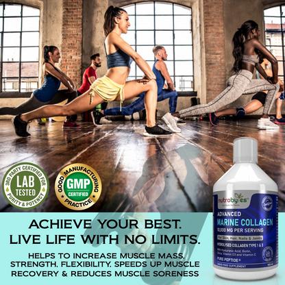 Advanced Liquid Marine Collagen Supplement 10,000 mg