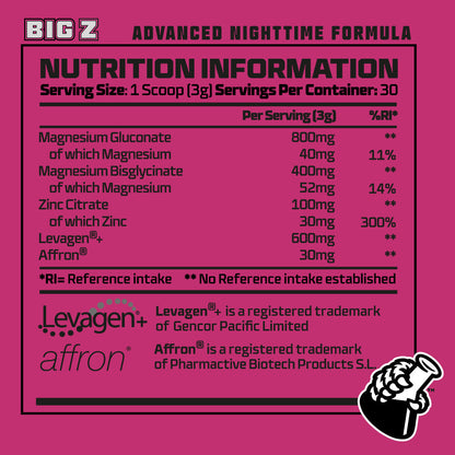 BIG Z Powder تركيبة ليلية متطورة