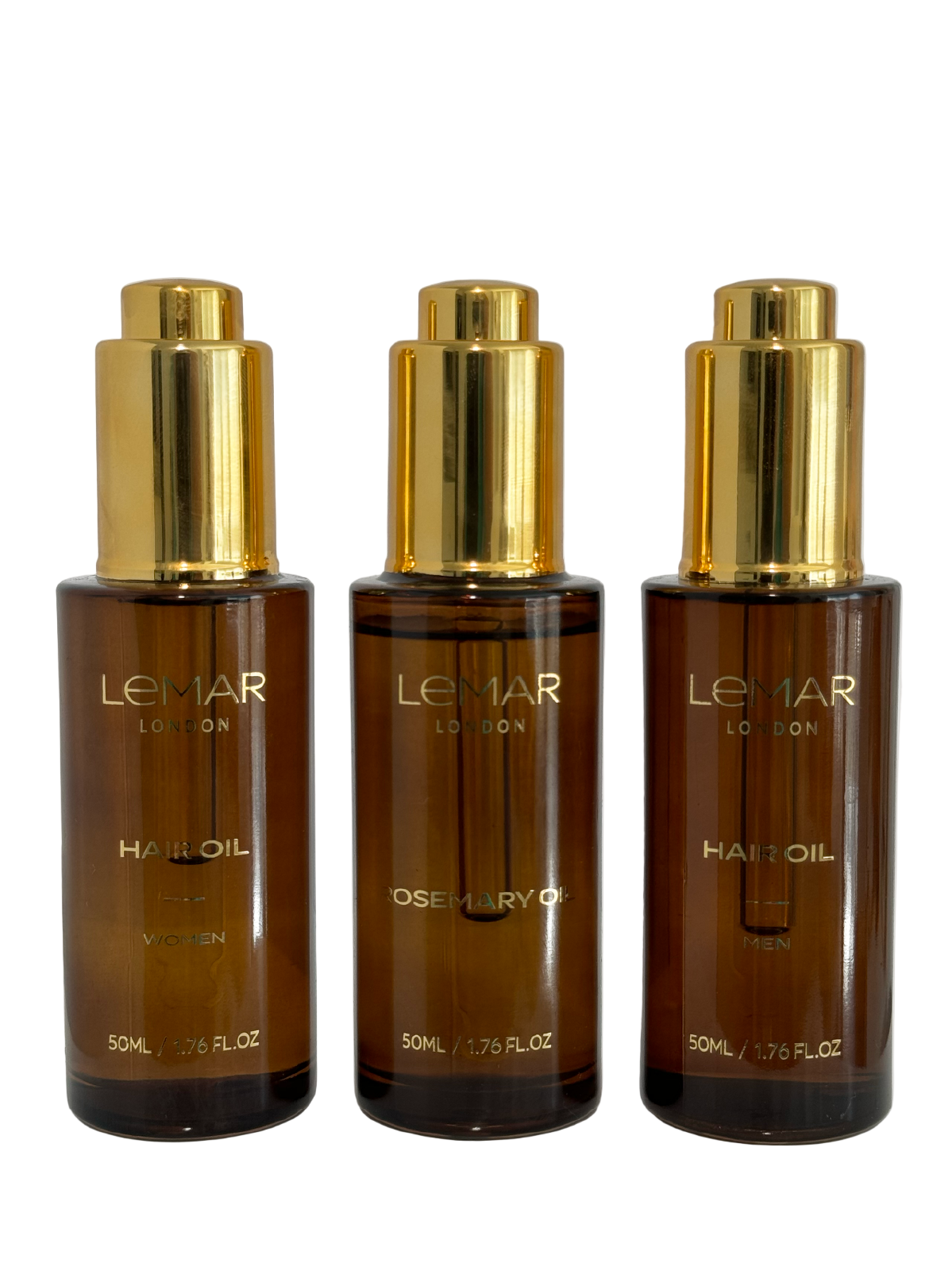 مجموعة زيوت ليمار للشعر للرجال والنساء وزيت إكليل الجبل