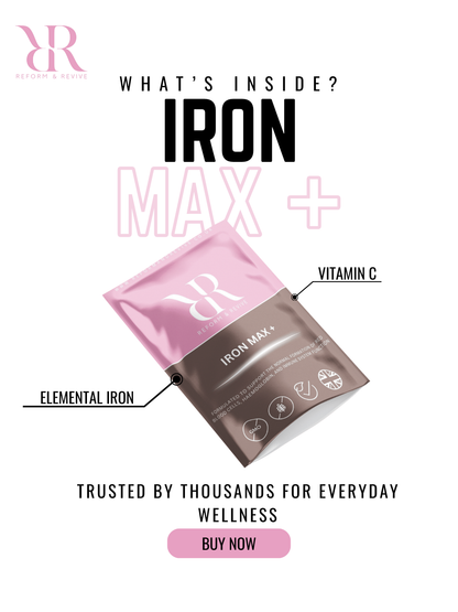 Iron Max+ | Iron & Vitamin C Tablets