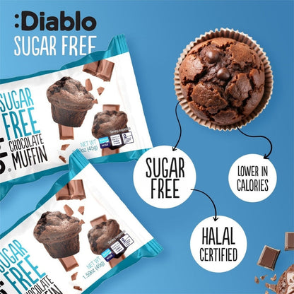 Sugar Free Chocolate Muffins (45g x 6)