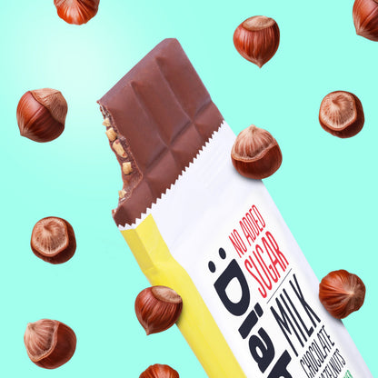 Diablo Stevia Milk Chocolate with Hazelnuts (75g)