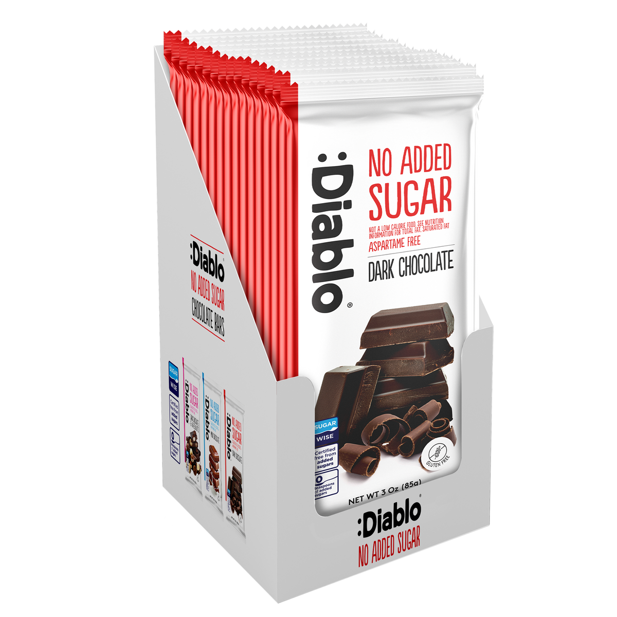 No Added Sugar Dark Chocolate Bar Maltitol (85g)