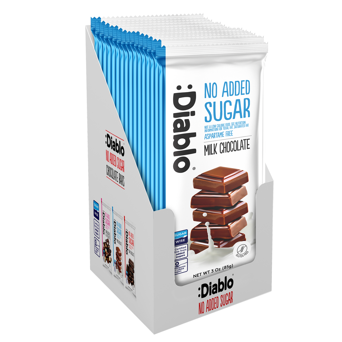 No Added Sugar Milk Chocolate Bar Maltitol (85g)