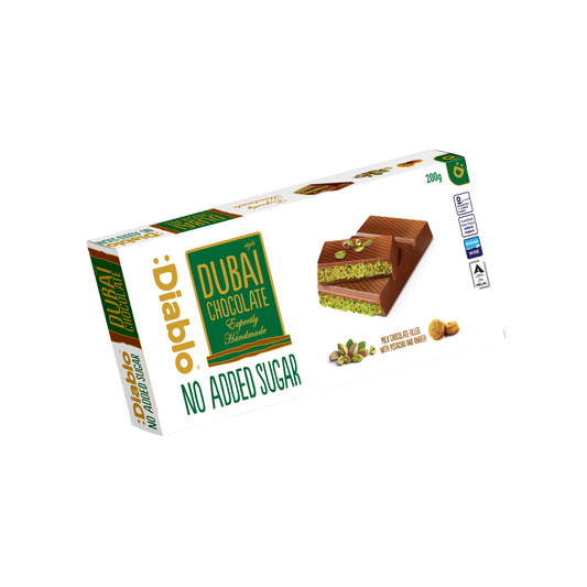No Added Sugar Dubai Chocolate 200g - LIMITED EDITION