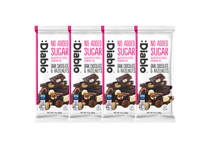 No Added Sugar Dark Chocolate with Hazelnuts Maltitol  (85g)