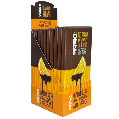 No Added Sugar Dark Chocolate with Orange