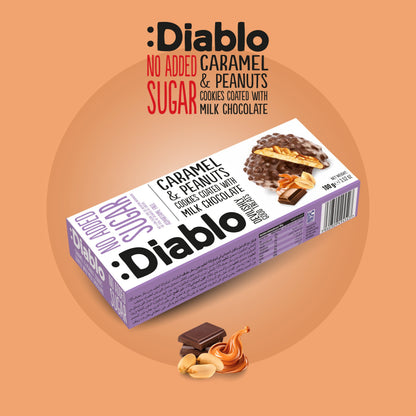 Caramel & Peanut Cookies coated with Milk Chocolate(100g)