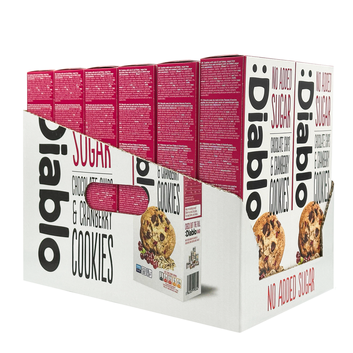 No Added Sugar Chocolate Chip & Goji Berry Cookies (135g)