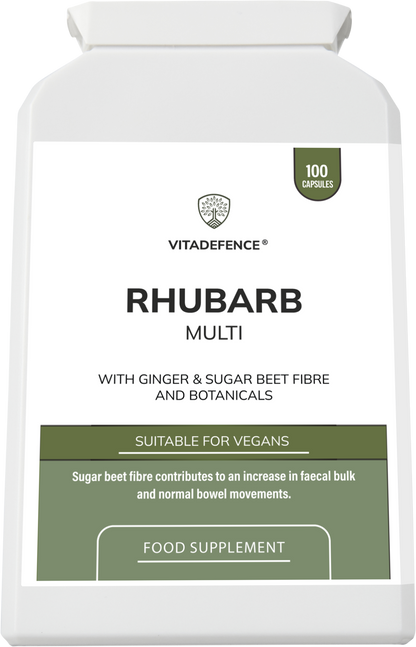 Rhubarb Multi | With Burdock, Clove & Botanicals – 100 Capsules