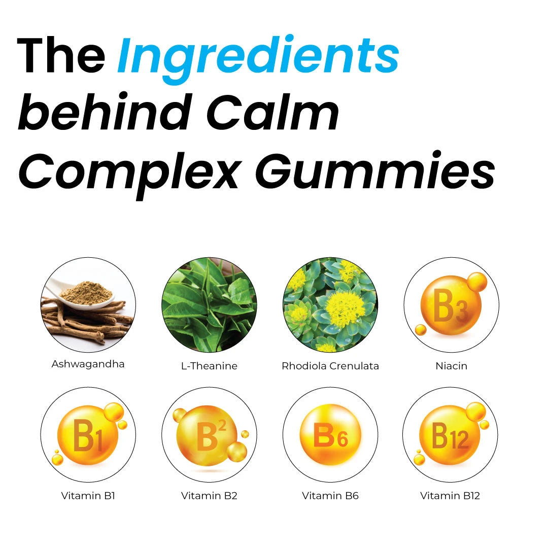 Calm Ashwagandha Gummy Complex | Calm Mood & Daily Support