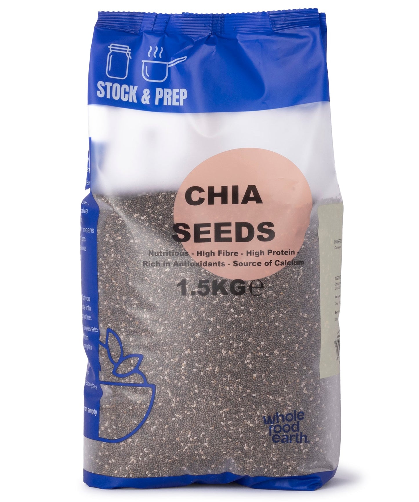 Chia Seeds - Stock & Prep - 1.5kg
