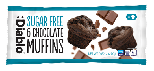 Sugar Free Chocolate Muffins (45g x 6)