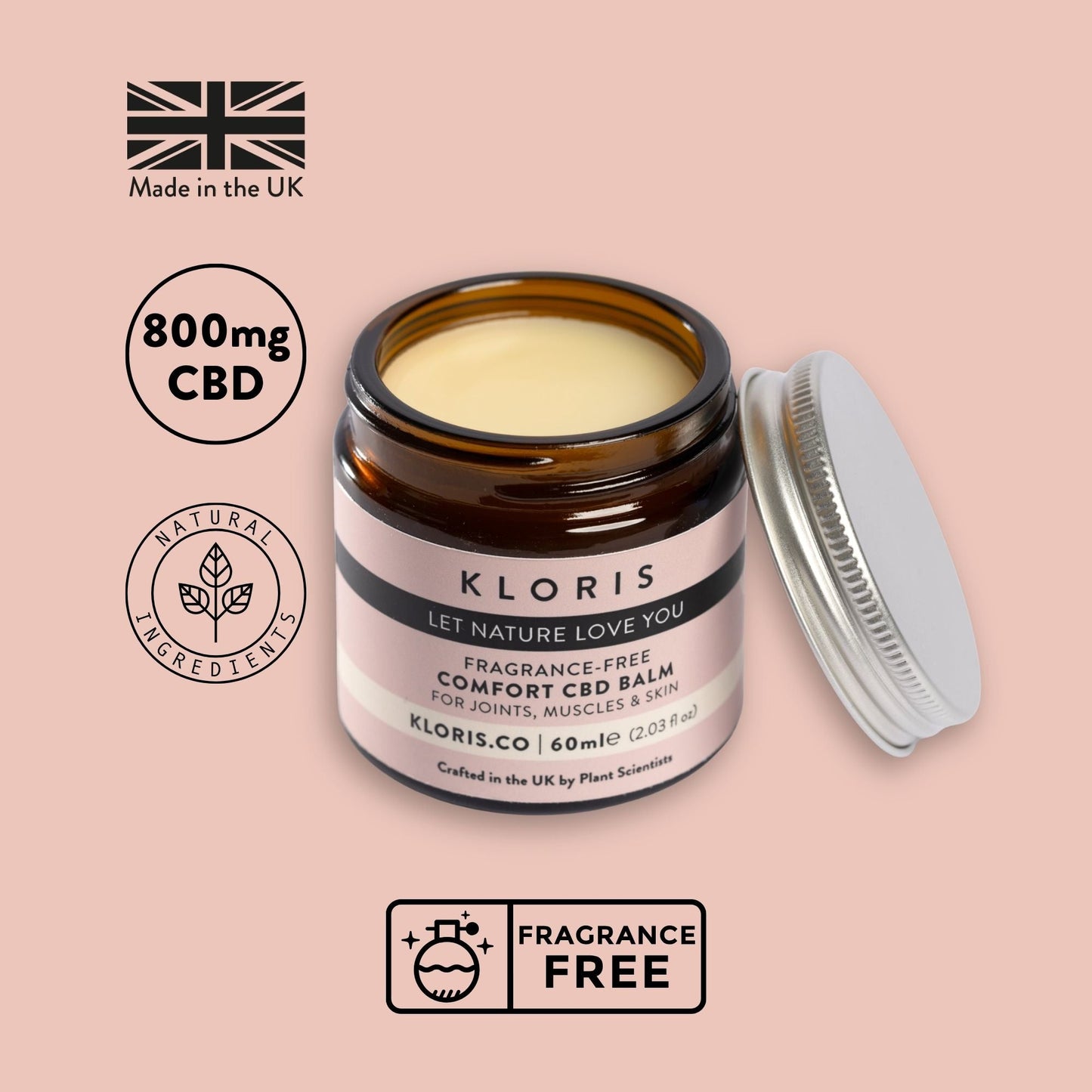 بلسم CBD خالي من العطور
