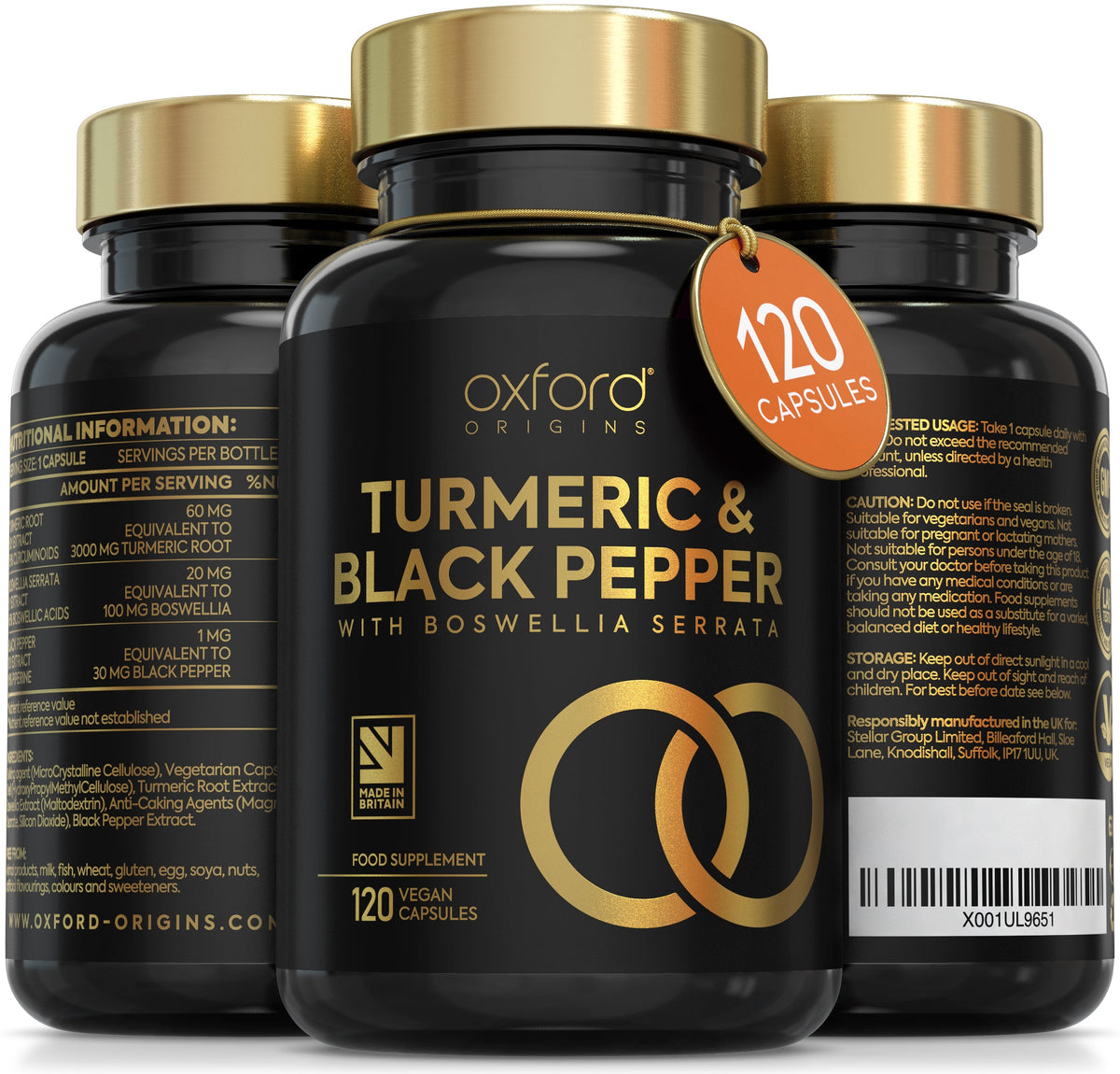Turmeric and Black Pepper