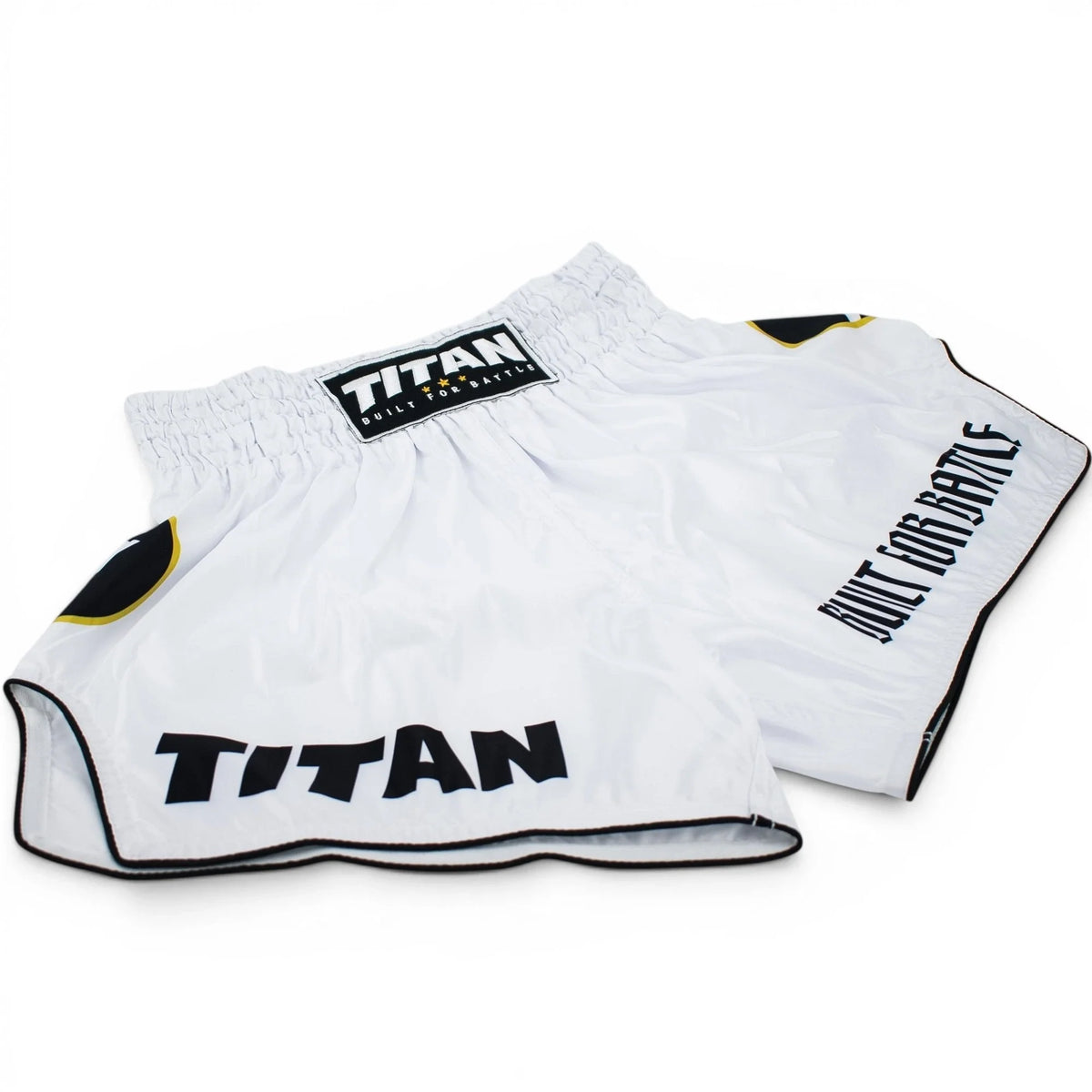 Titan Muay Thai Shorts – Polar White