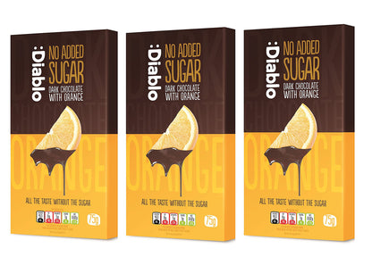 No Added Sugar Dark Chocolate with Orange