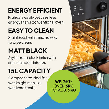 f66 Super Oven - 15L Digital Air Fryer Oven