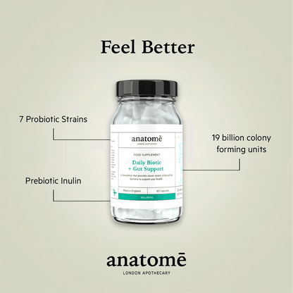 Essential Daily Probiotic Capsules+ Gut Support