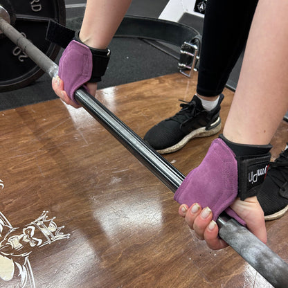GymPin Leather Wrist Grips