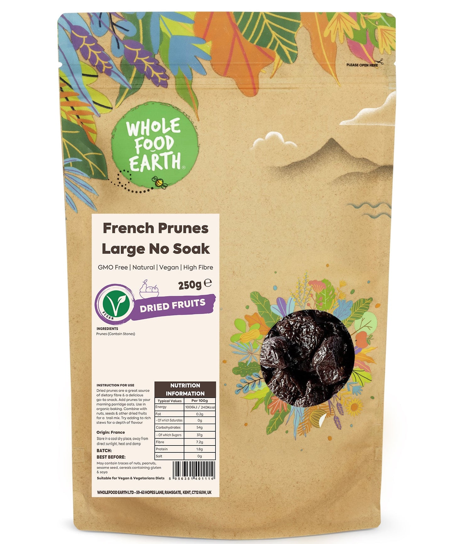 French Prunes Large No Soak
