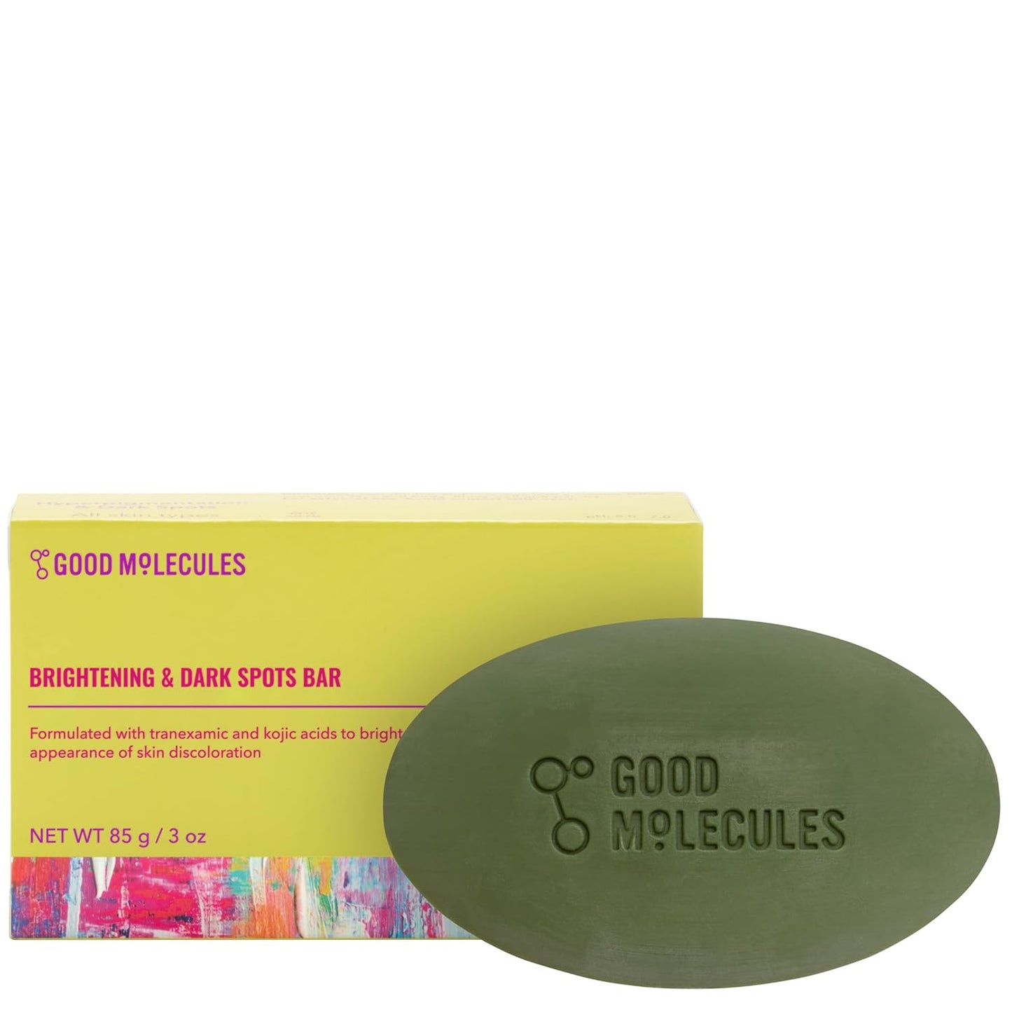 Good Molecules Brightening & Dark Spots Bar with Kojic Acid - 85g