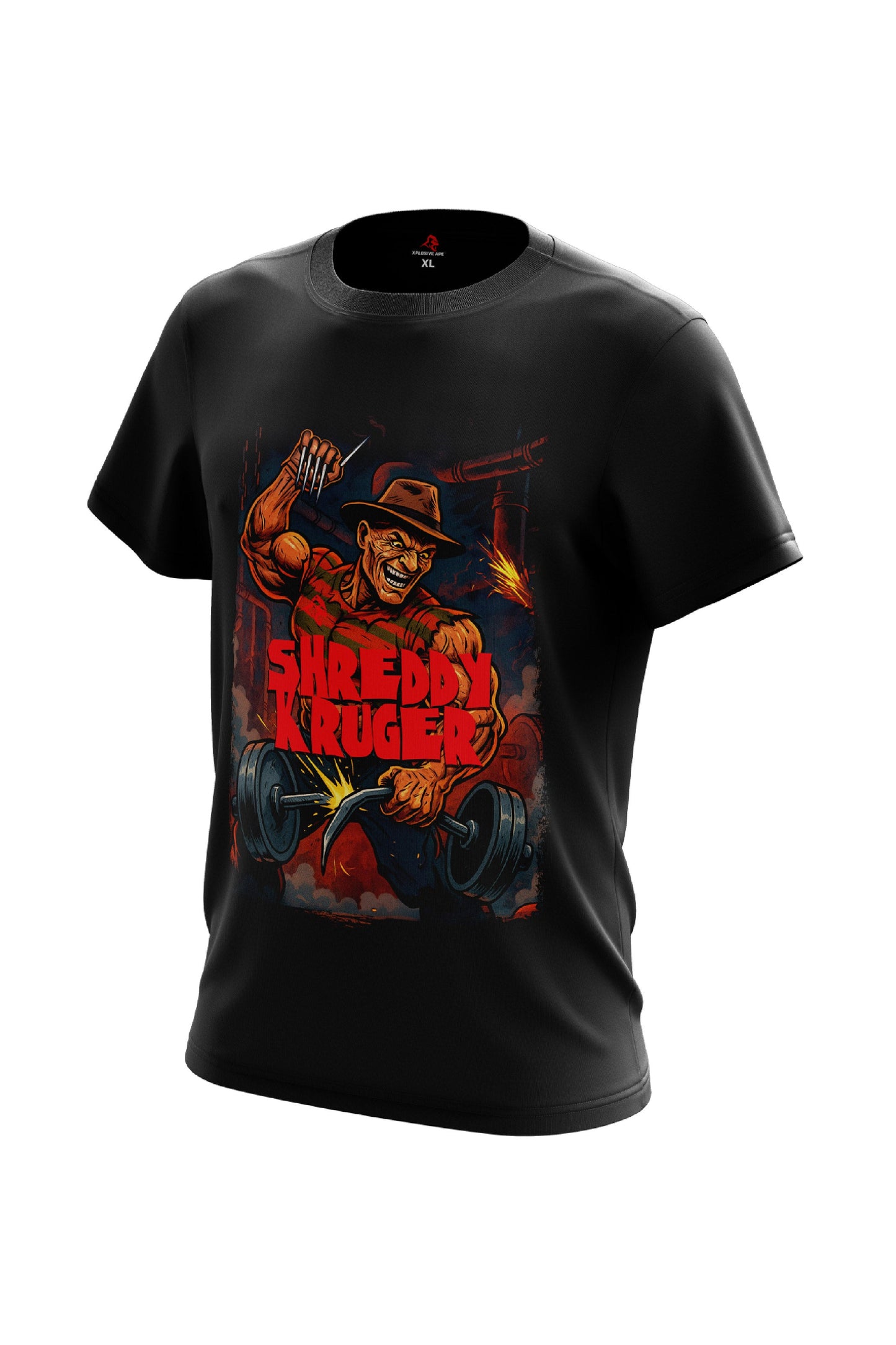 تيشيرت XAPE Shreddy Kruger - أسود