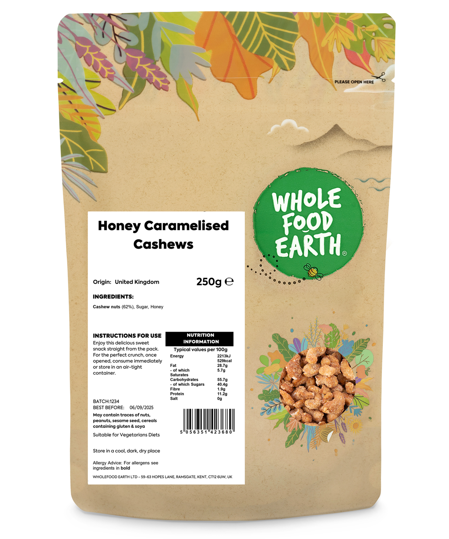 Honey Caramelised Cashews