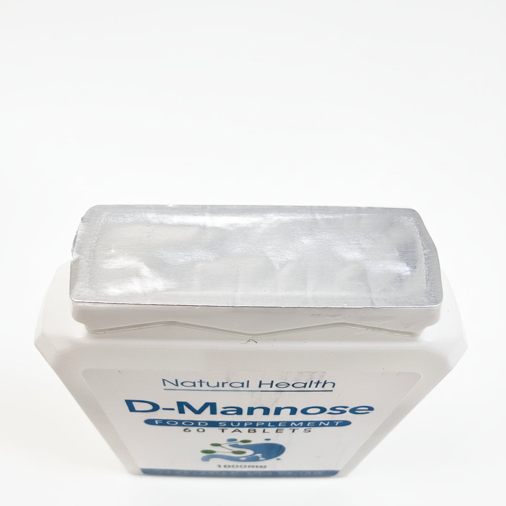 Pure D-Mannose 1000mg | 60 Chewable Tablets (Capsules Alternative) | 2-Month Supply | Made in the UK