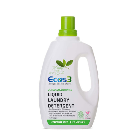 ECOS3 Ultra Concentrated Liquid Laundry Detergent- 750 ml