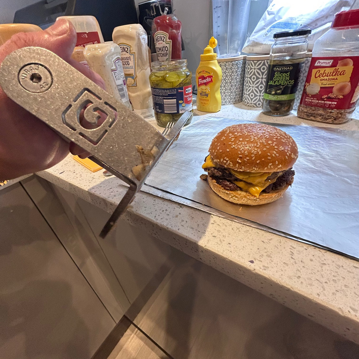 Heavy-Duty Smash Burger Press