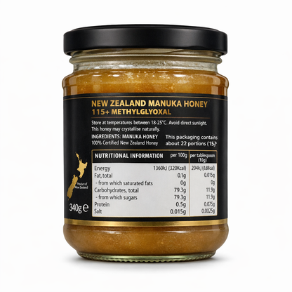 Queen Bee Manuka Honey MG115 - 340g