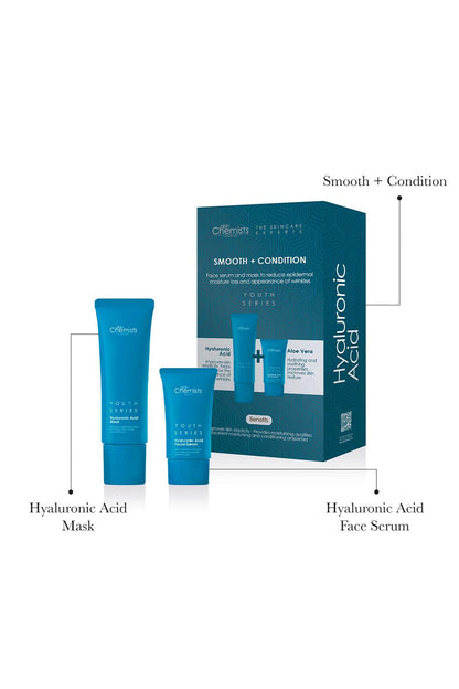 Hyaluronic Acid Smooth & Condition Kit + Free Hyaluronic Acid Mask 50ml